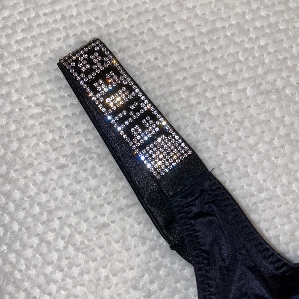 NWT Victoria’s Secret string,bikini panties,Victoria’s Secret bling bling hips - Picture 5 of 7